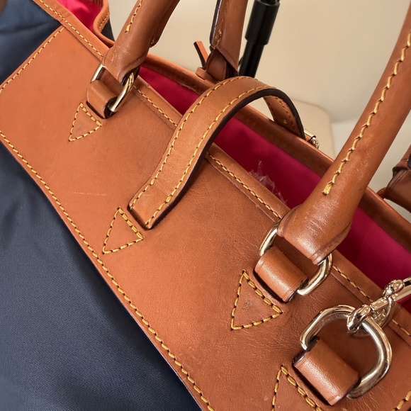 Dooney & Bourke Nylon Editors Tote Navy Blue - Picture 7 of 16